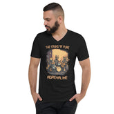 Pure Adrenaline Unisex Short Sleeve V-Neck T-Shirt - Beyond T-shirts